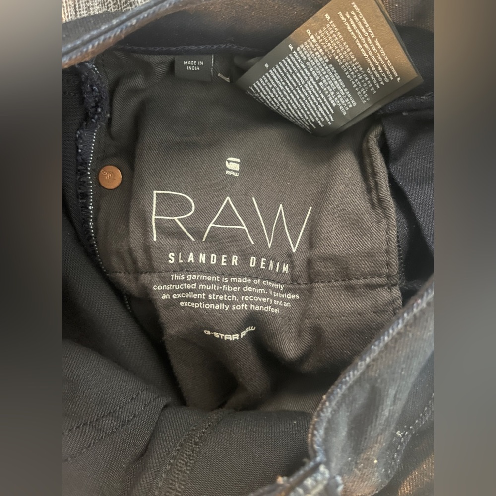 G-Star Raw 3301 HIGH WAIST SKINNY JEANS Size 0 NWT - Picture 13 of 15